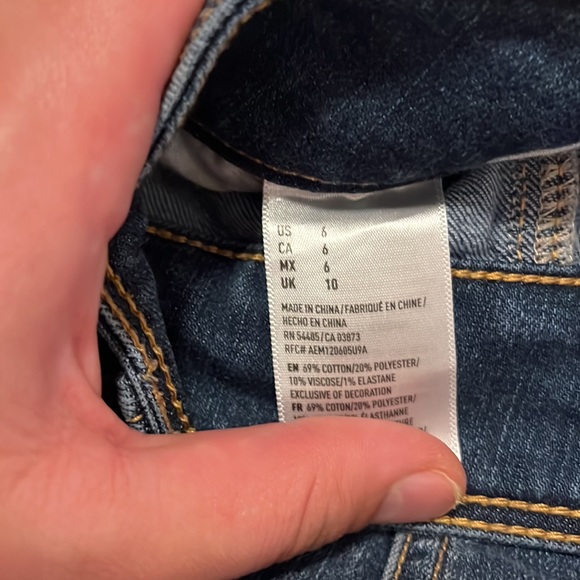 American eagle stretchy jean button up skirt - Picture 5 of 5